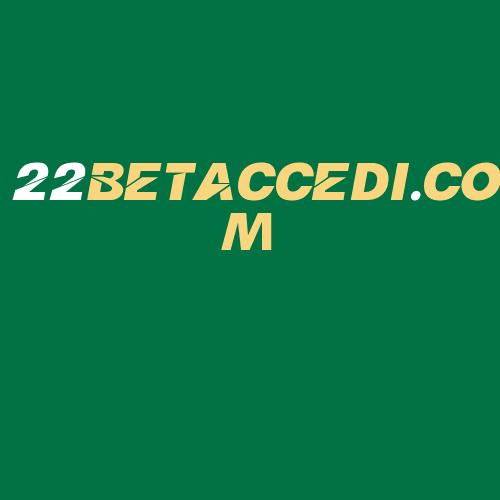 Logo da 22BETACCEDI